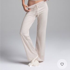 Skims Cotton Jersey straight leg pant Oatmeal Heather